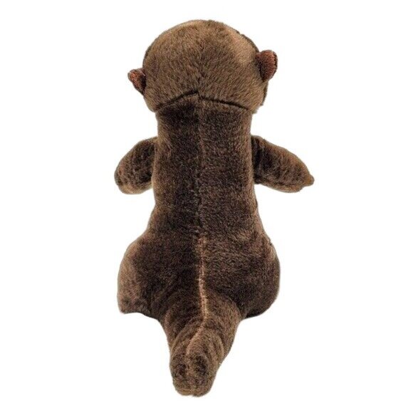 The Petting Zoo Sea Otter Realistic Plush Brown 10" Standing Stuffed Animal 2007 - Picture 4 of 10